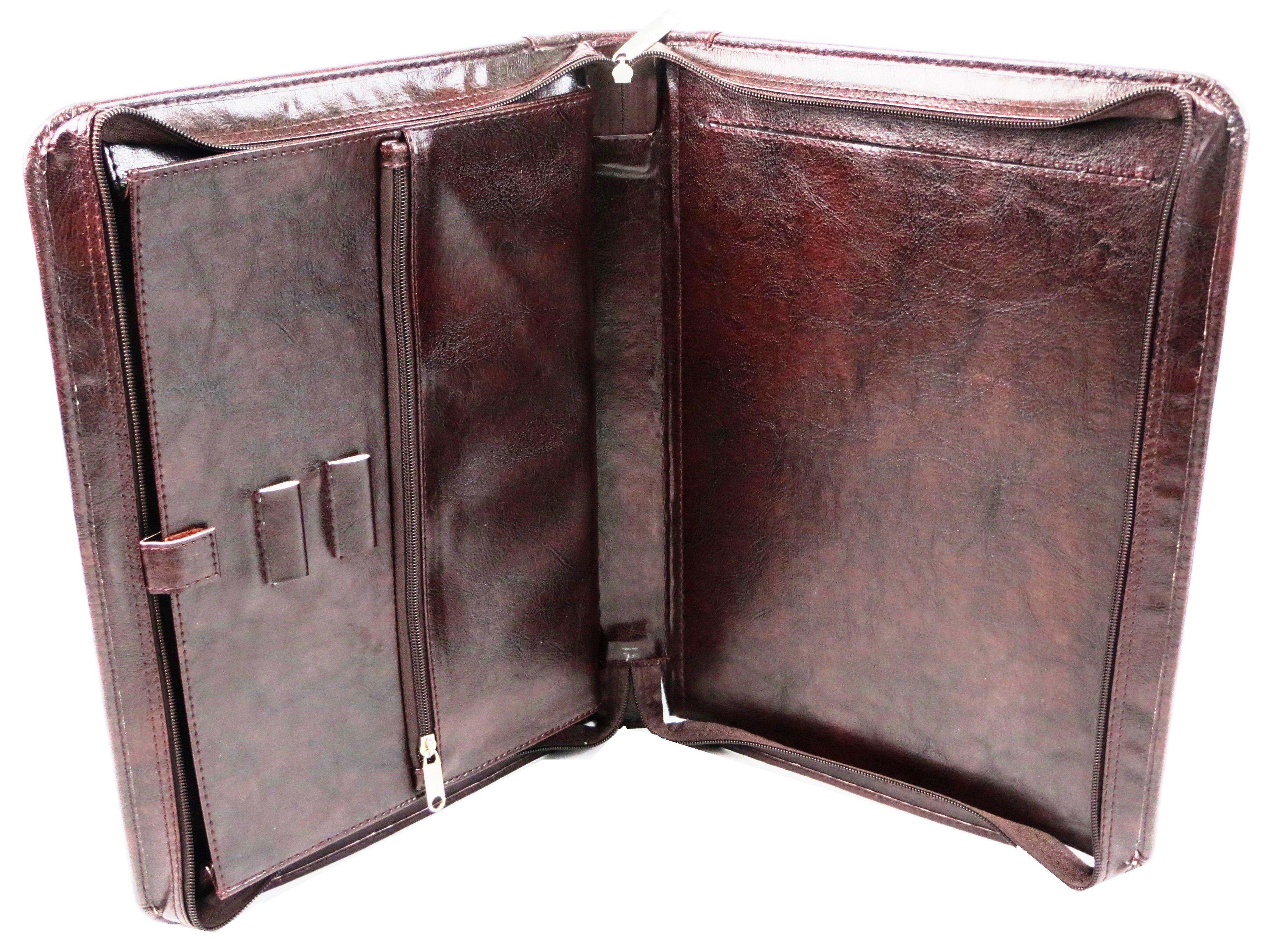 Папка деловая Exclusive для документов из экокожи Коричневый (710200 brown) - фото 4 Папка деловая Exclusive для документов из экокожи Коричневый (710200 brown) - фото 4