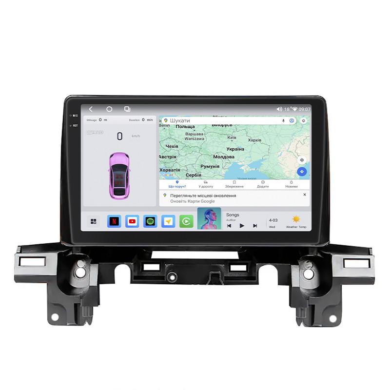 Автомагнітола штатна Lesko 4G/QLED/360°/CarPlay/GPS/Wi-Fi для Mazda CX-5 II 2017-9" 4/64Gb (2352575929)