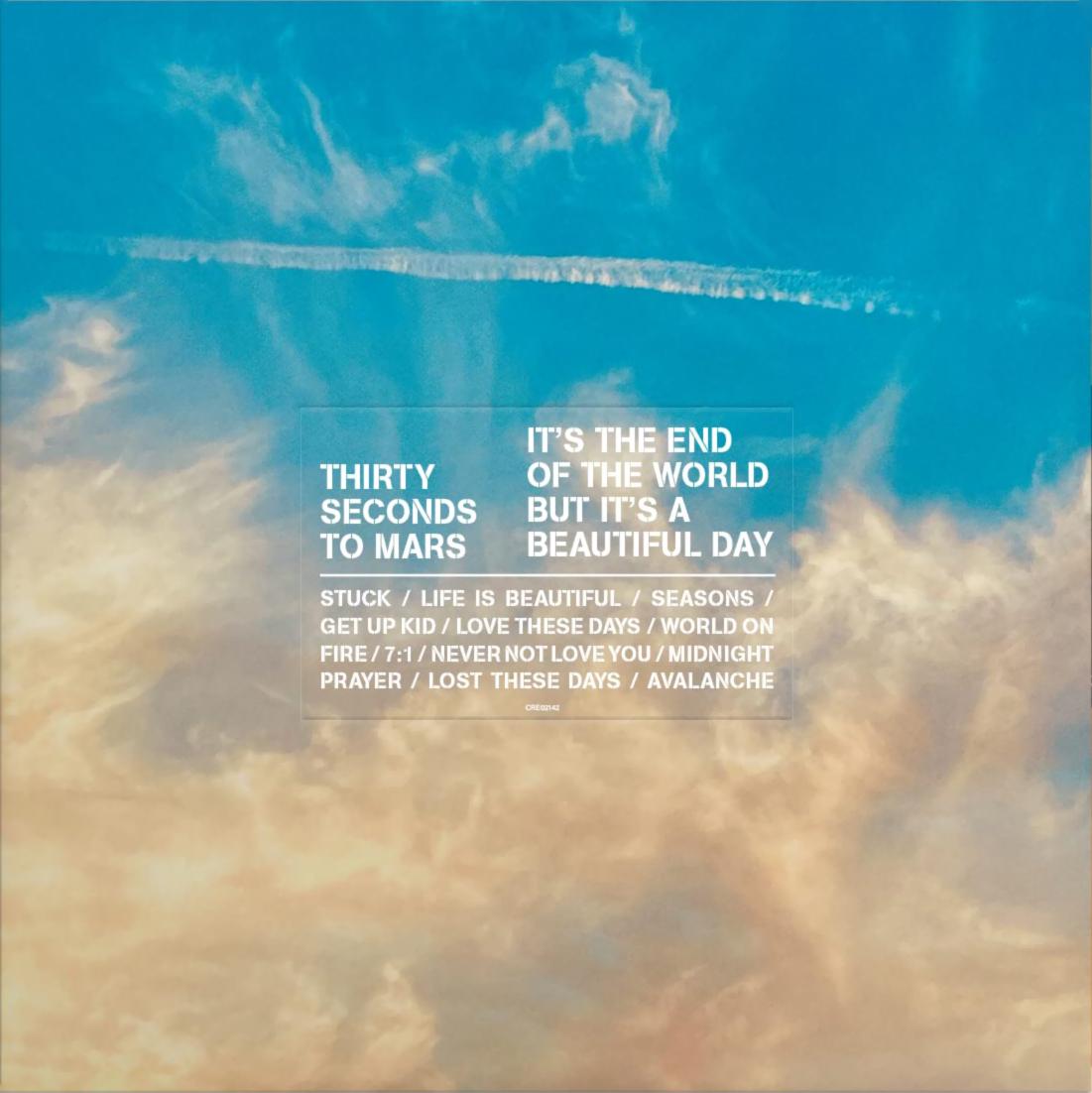 Вінілова платівка Thirty Seconds To Mars-It's The End Of The World But It's A Beautiful Day Colored Vinyl LP (69411)