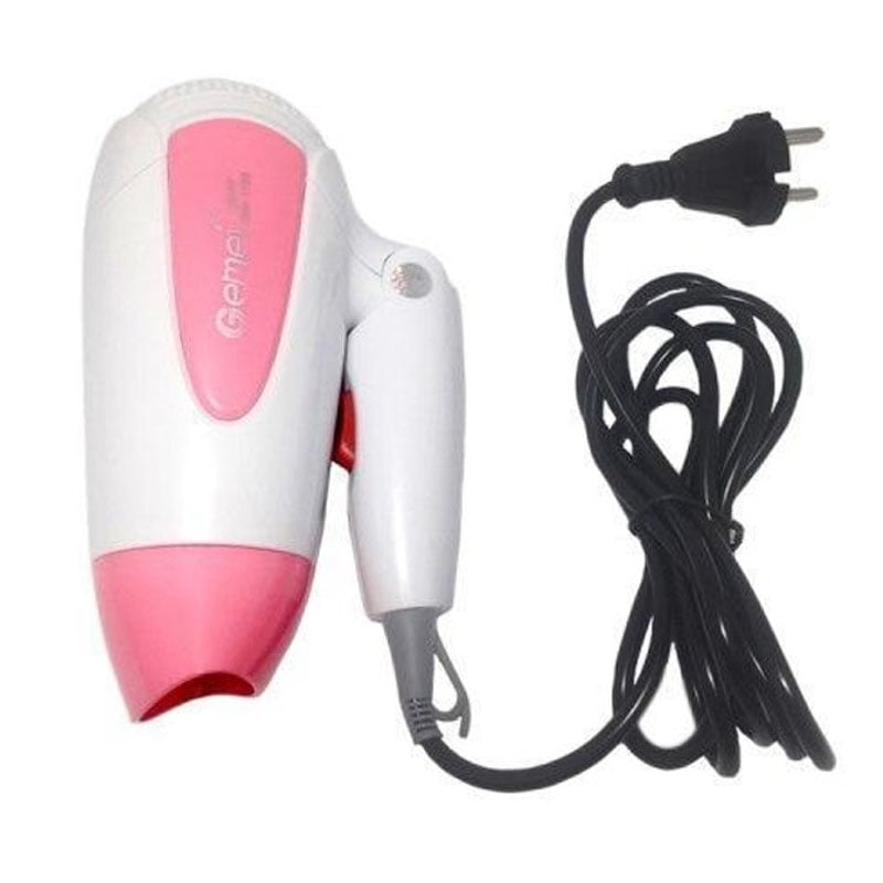 Фен для волос Gemei GM-1756 складной 1200W Pink (tf7002) - фото 3
