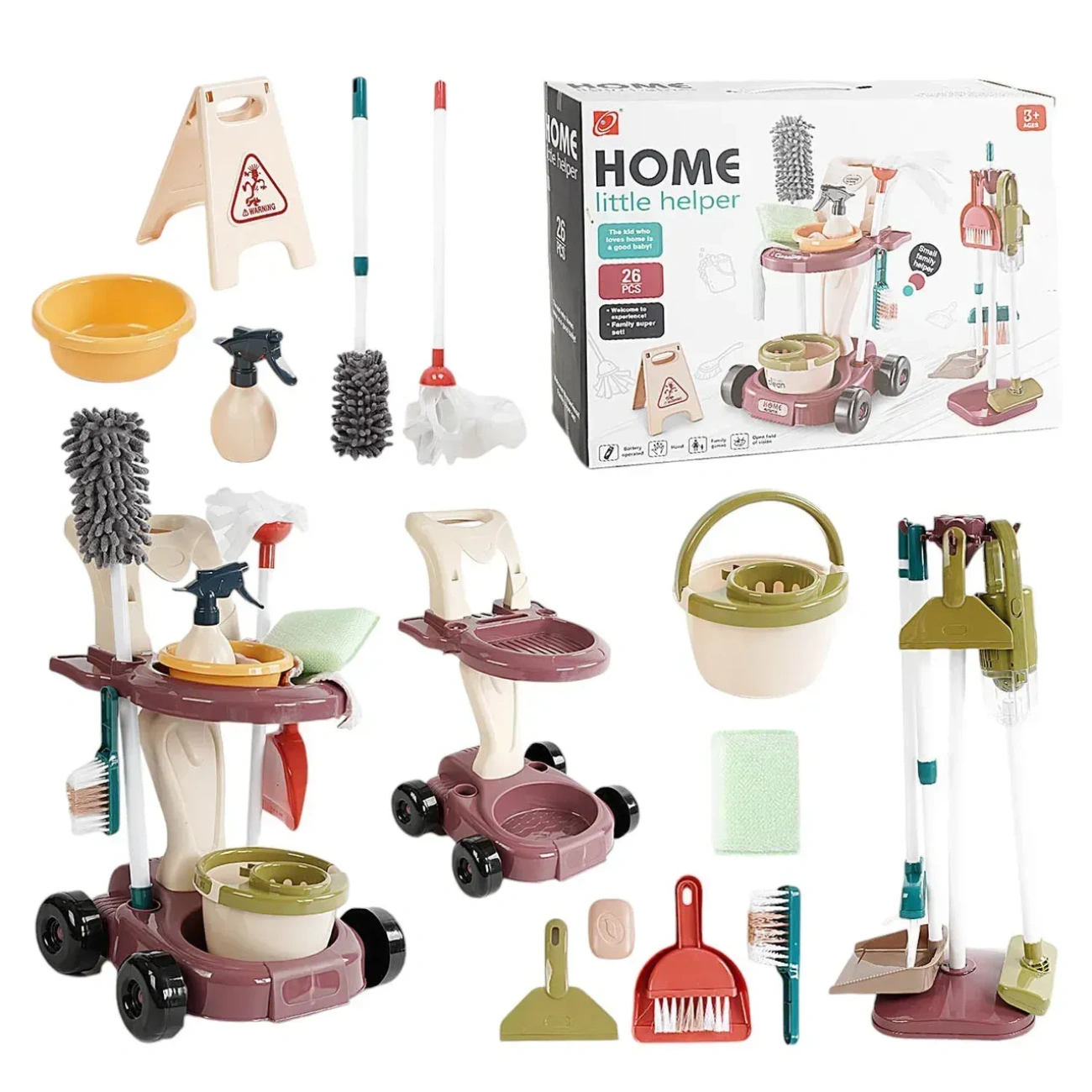 Дитячий набір для ігор у прибирання YY 210 (36) - фото 3