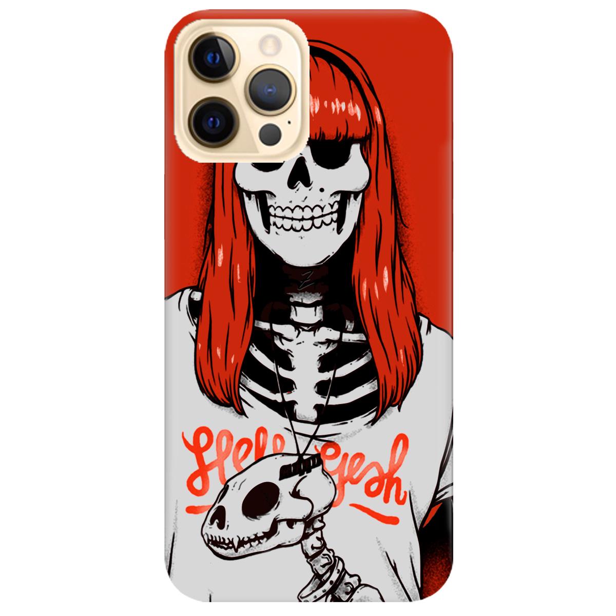 Силиконовый чехол Zorrov для Apple iPhone 12 Pro Max - skeleton (14060040071088085)