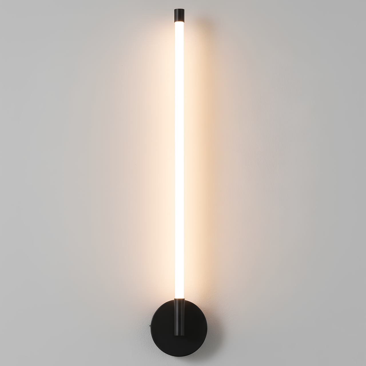 Светодиодный бра Valeso 10W с линейным рассеивателем из акрила 4000K Черный (THB63812-1)