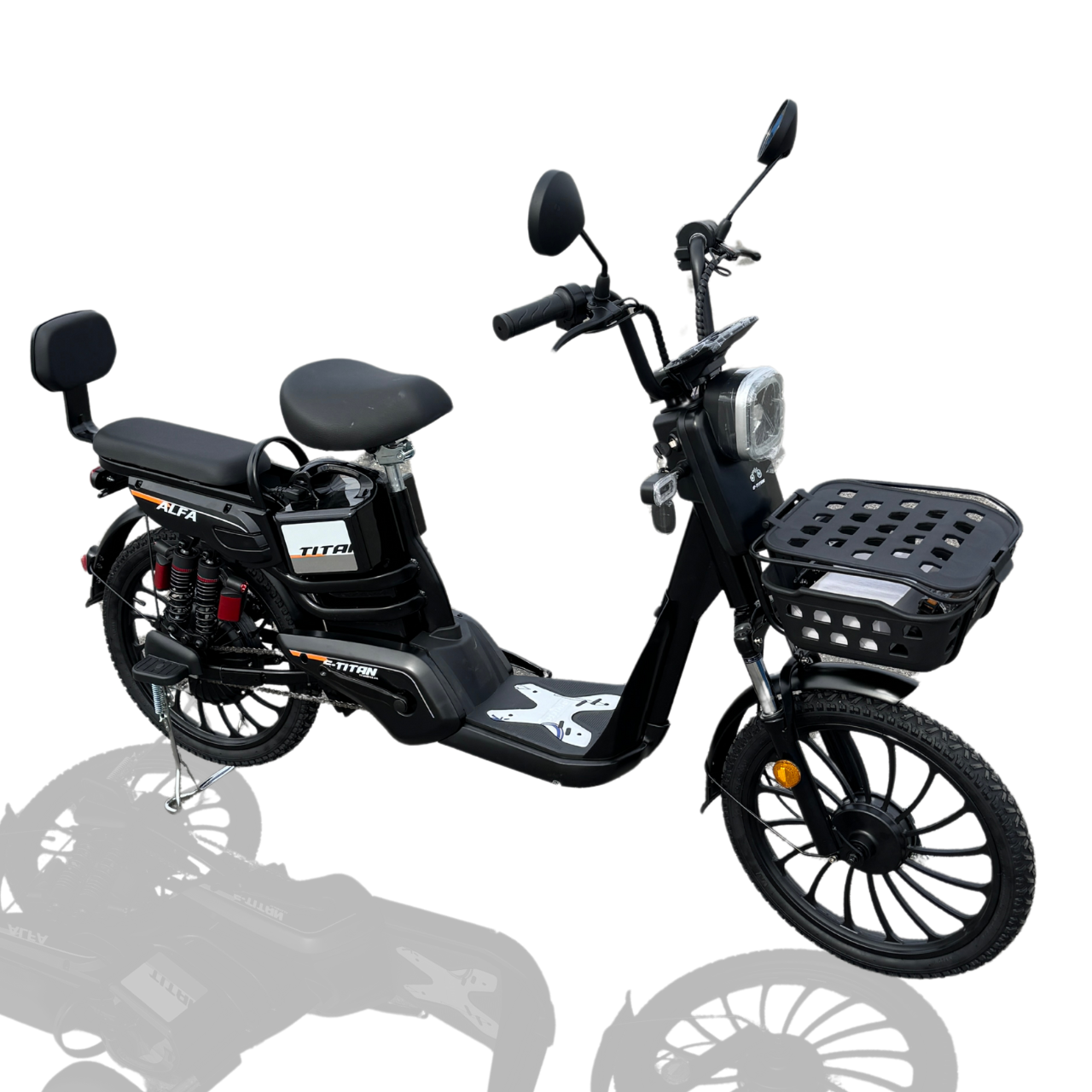 Электроскутер E-Titan Alfa 20" Black