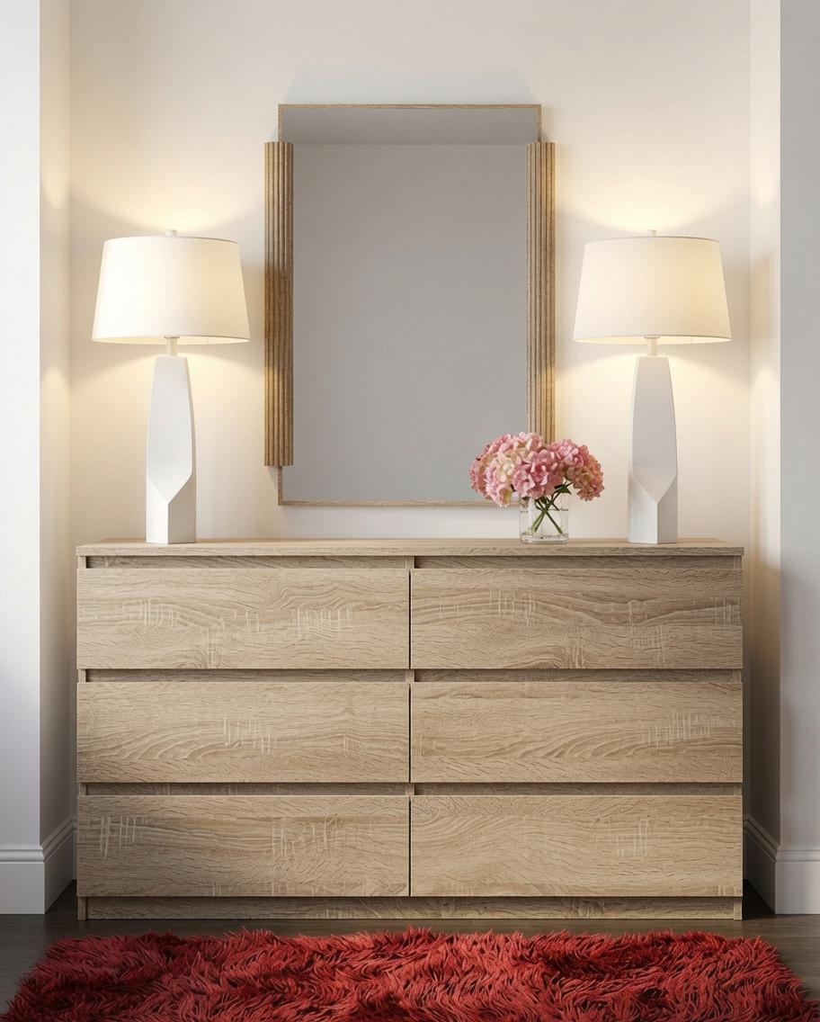 Комод Мастер Форм Брайт 1200х376х730 мм Дуб сонома (33523)