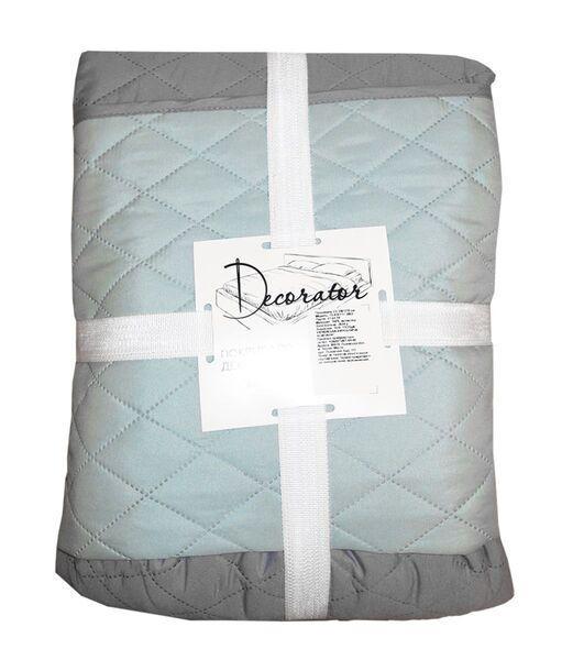 Покривало двостороннє Decorator Ромб 140x215 см Сірий/М'ятний (2020721) - фото 4 Покривало двостороннє Decorator Ромб 140x215 см Сірий/М'ятний (2020721) - фото 4