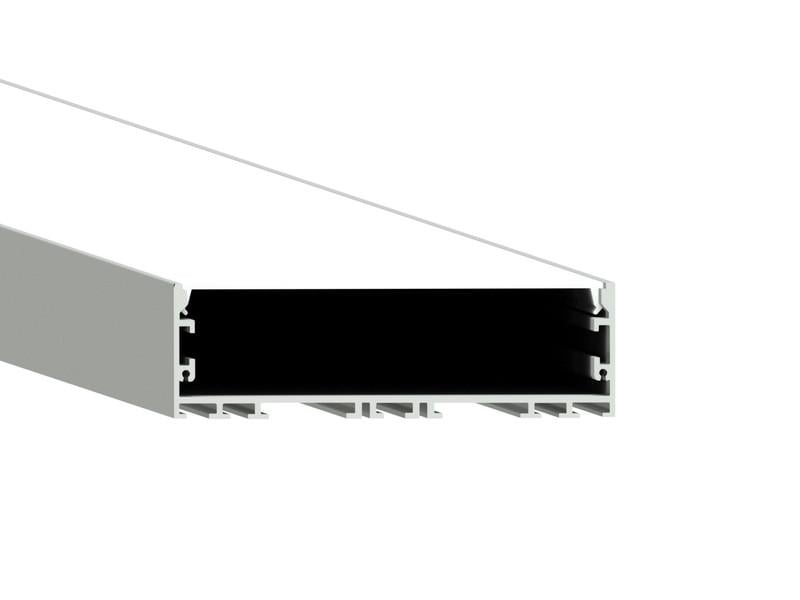 Профиль алюминиевый анодированный LEDUA АЛ-35 + рассеиватель для LED ленты подвесной/накладной 1 м (4329)