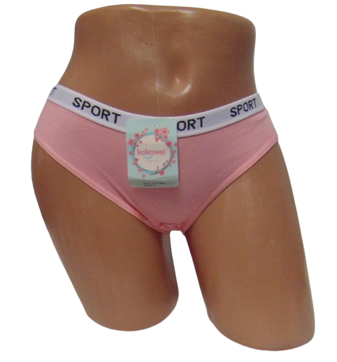 Трусы женские спортивные Kokowei 1980 рубчик L Розовый (2061241595)