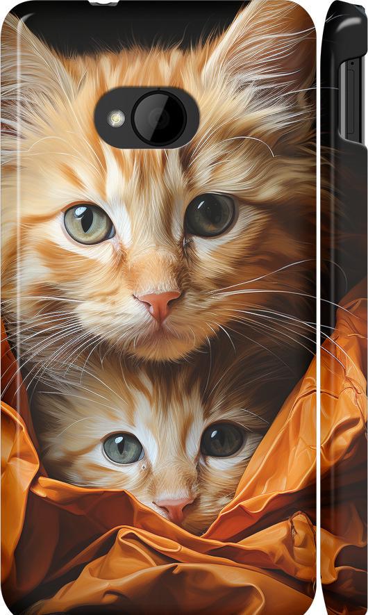 Чехол на HTC One M7 Котики 2 (5664c-36-42517)