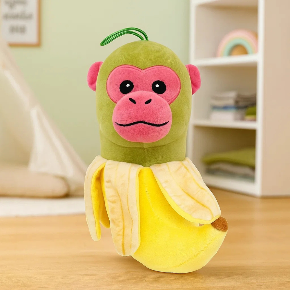 Мягкая игрушка-брелок Chimpanzini Bananini с тик-ток (Chimpanzini_Bananini)