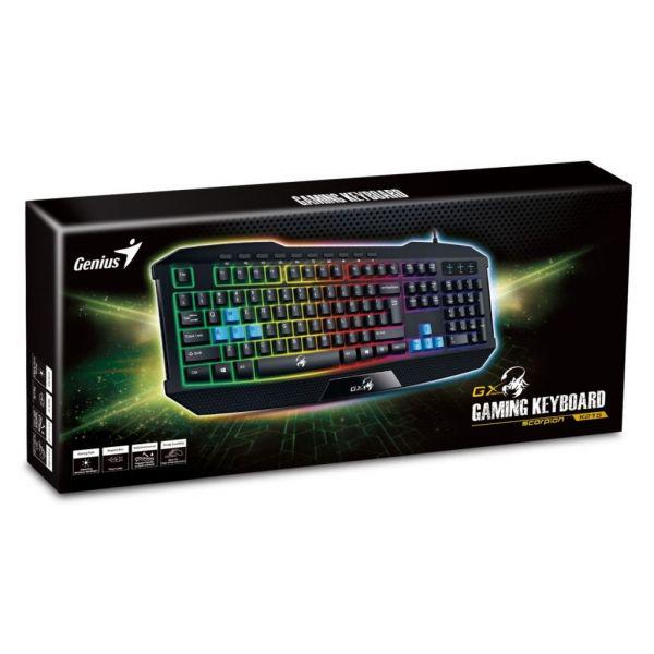 Клавіатура Genius Scorpion K215 USB Black (31310474105) - фото 5 Клавіатура Genius Scorpion K215 USB Black (31310474105) - фото 5