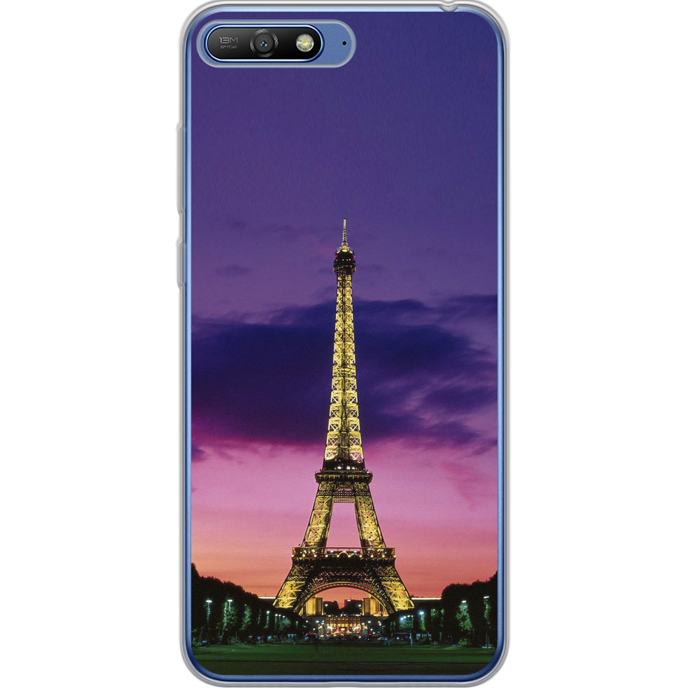 Чехол Boxface Huawei Y6 2018 Полночь в Париже Прозрачный силикон (33371-up964-33371)
