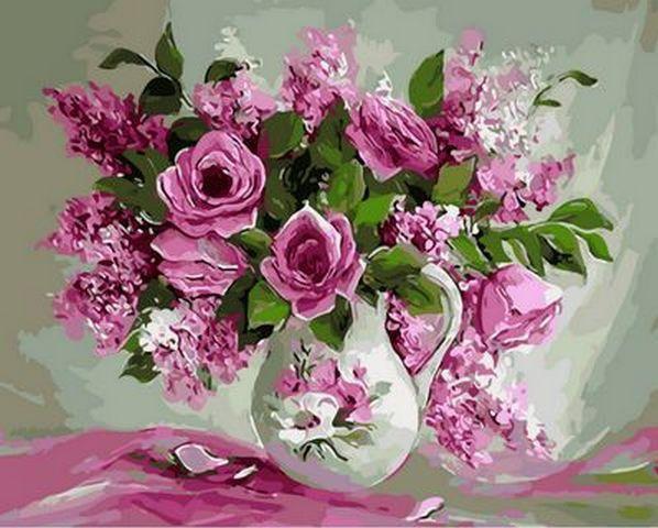 Картина по номерам Mariposa Розовая нежность 40x50 см (Q1368)