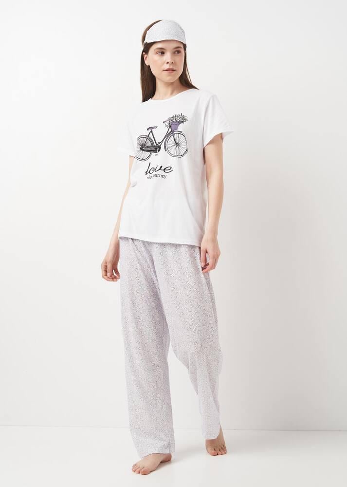 Пижама Carla Mara 3063-2423x01 женская S Белый