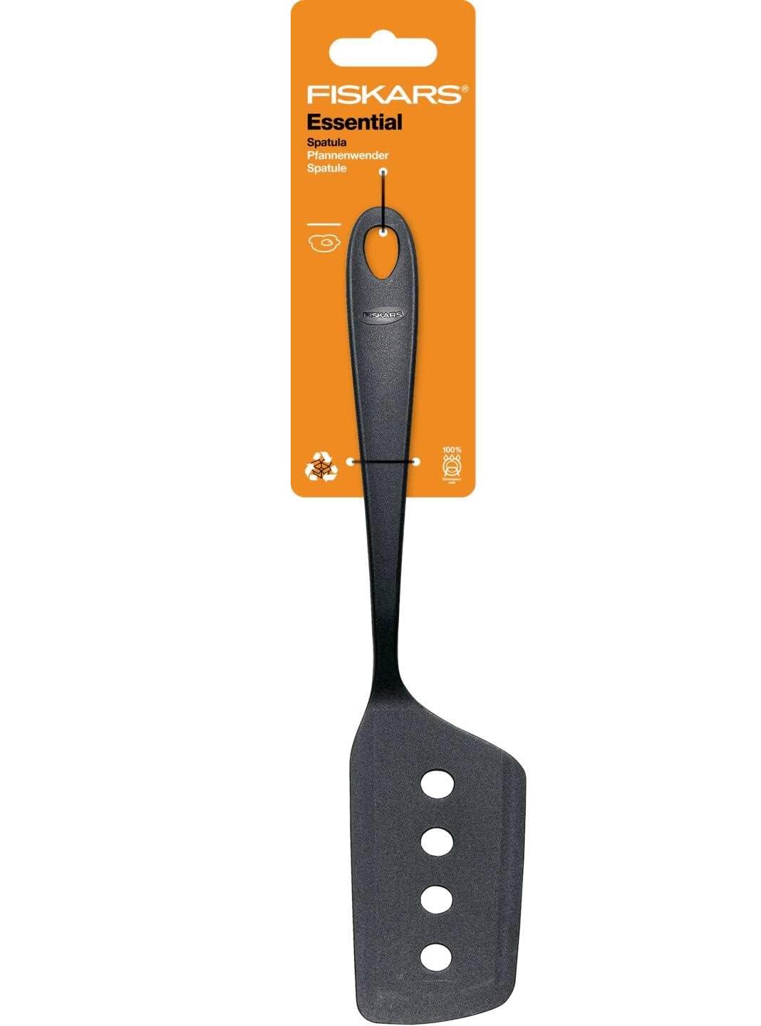 Лопатка для смаження Fiskars Essential з гострими краями 28 см Чорний (614313) - фото 2 Лопатка для смаження Fiskars Essential з гострими краями 28 см Чорний (614313) - фото 2