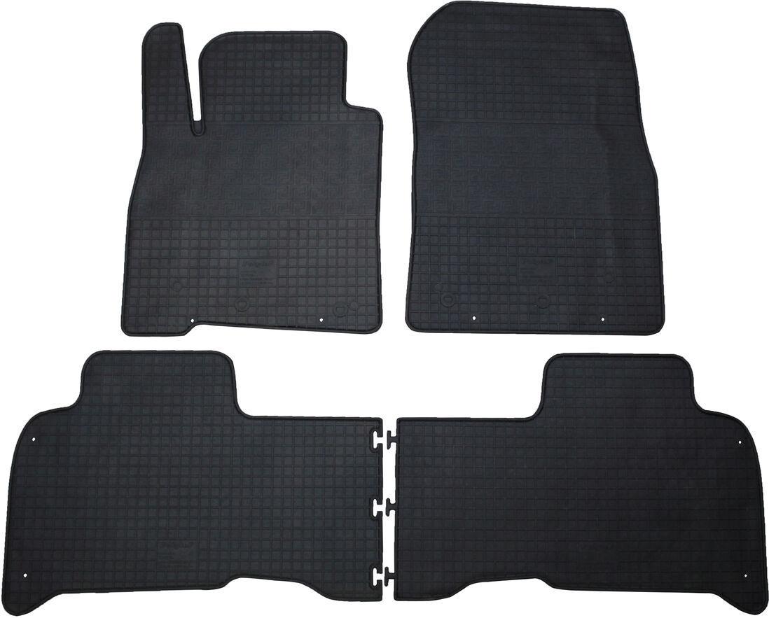 Коврики автомобильные в салон Polytep Toyota Land Cruiser 200 с 07 г.в. 4 шт. Черный (15293059)