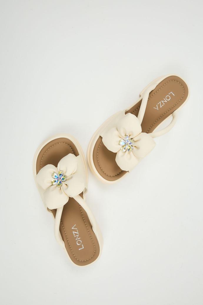 Шлепанцы женские LONZA на каблуке р. 36 Белый (198714)