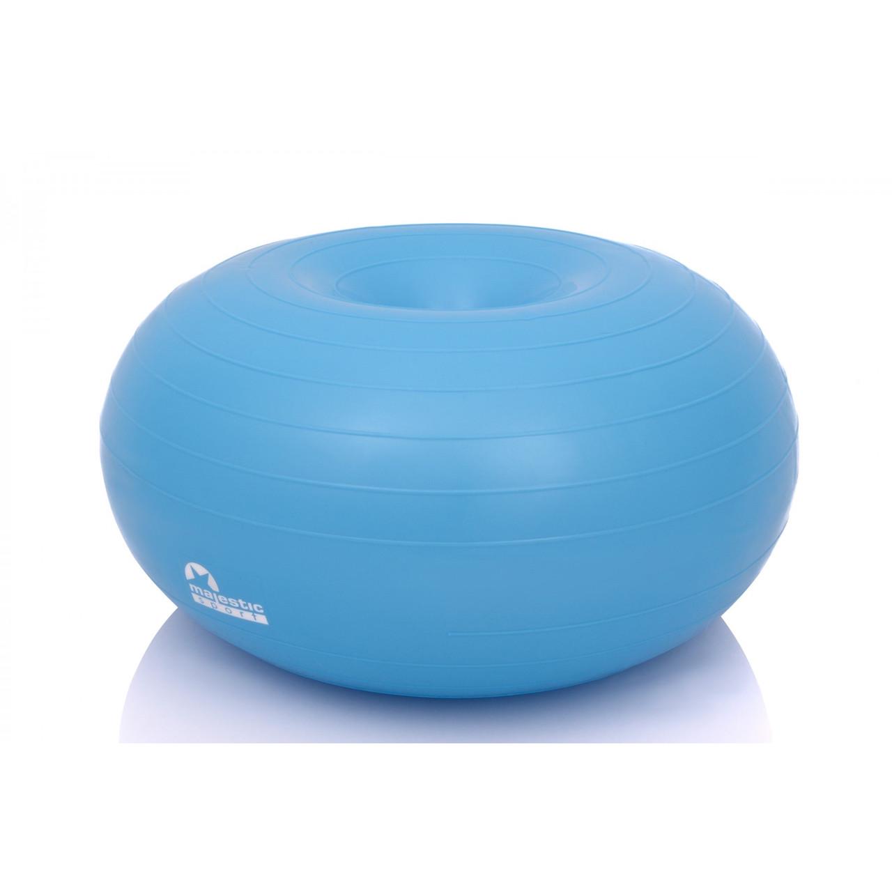 Мяч для фитнеса Пончик Majestic Sport Air Ball Donut 50x28 см Anti-Burst GVP5030/B
