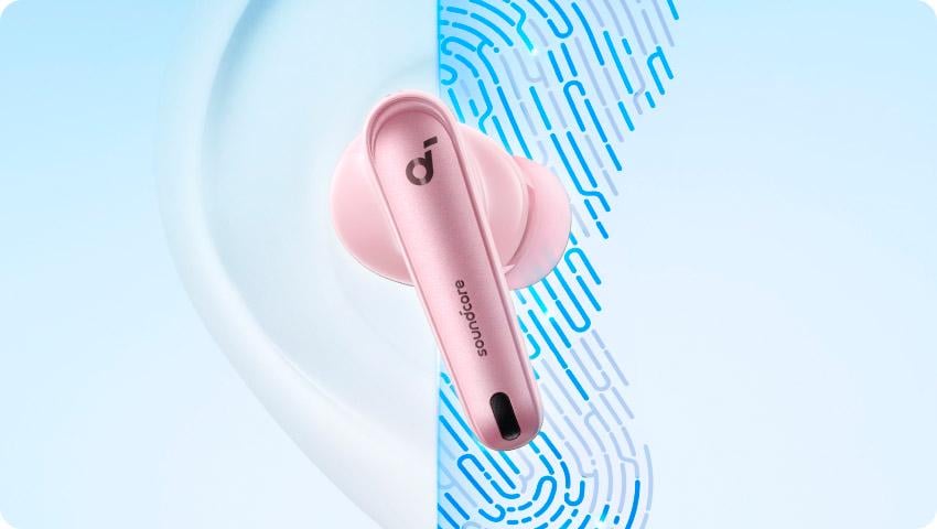 Навушники Anker SoundCore Liberty 4 NC Pastel Pink (A3947G51) - фото 3