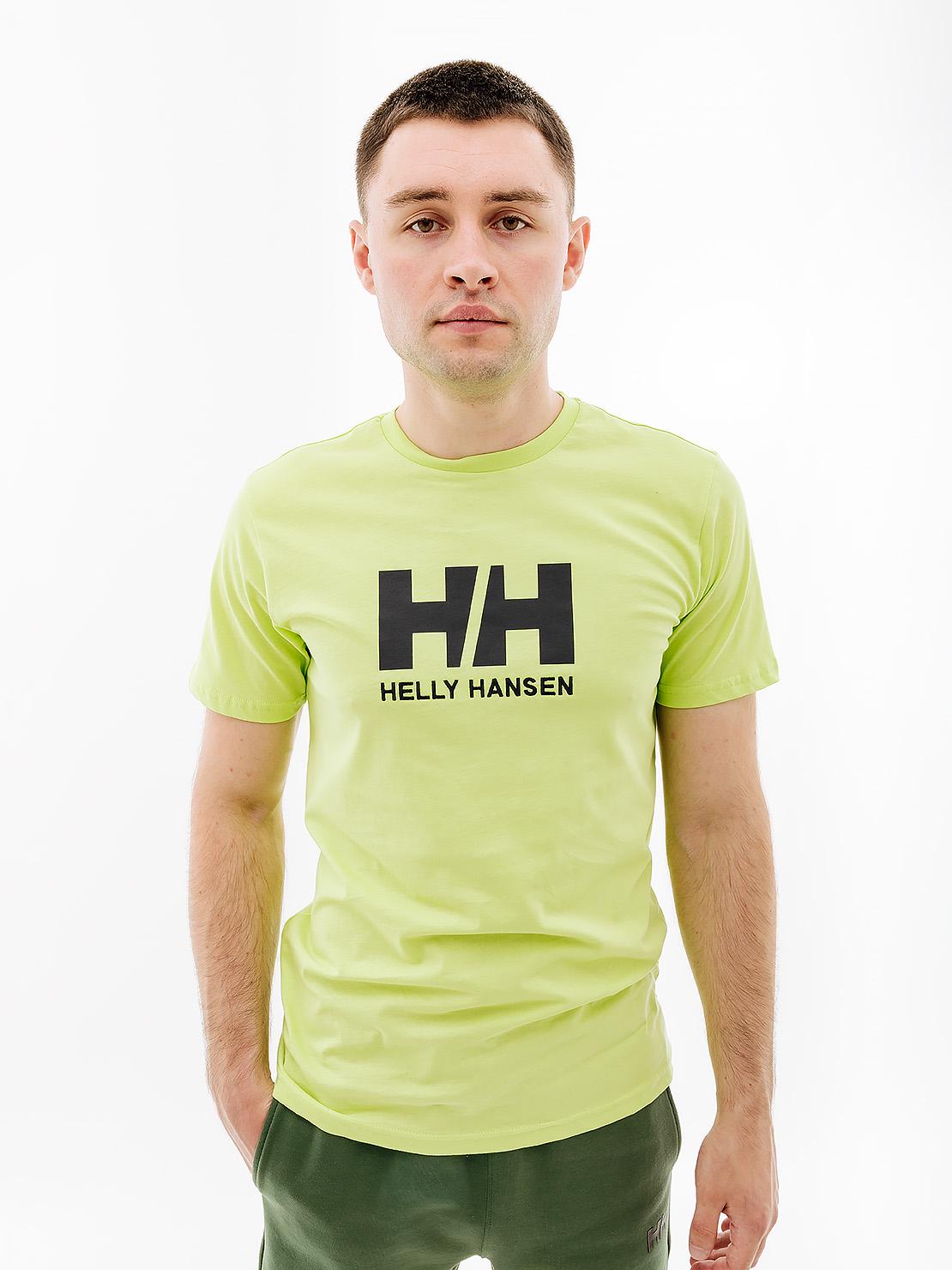 Футболка чоловіча Helly Hansen HH LOGO T-SHIRT L Салатовий (7d33979-395 L)