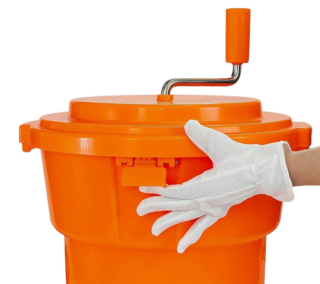 Сушилка для зелени и салата One Chef механическая из полипропилена 9,5 л d 31,75 h 34,9 см Зеленый (51603) - фото 6 Сушилка для зелени и салата One Chef механическая из полипропилена 9,5 л d 31,75 h 34,9 см Зеленый (51603) - фото 6