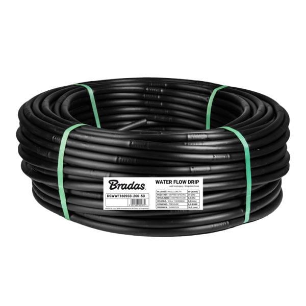 Капельная трубка Bradas Water Flow Drip 50 м Ø 16 мм/0,9 мм 33 см 2 л/ч