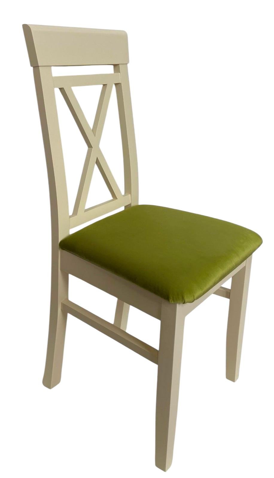 Стул обеденный Скиф ЖУР-18 деревянный Ваниль/Лагуна-21 (25714314)