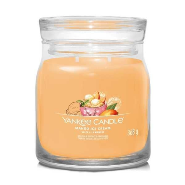 Ароматична свічка Yankee Candle Mango Ice Cream Medium 368 г (5038581144634)