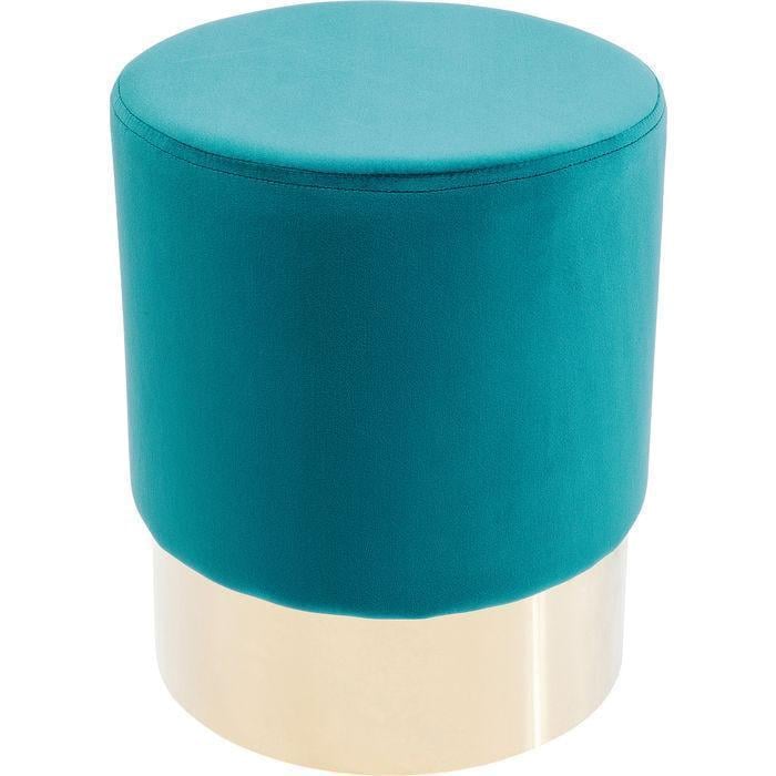 Пуф Mebelle Candy велюр 42x35x35 см Синий/Голубой (0126)