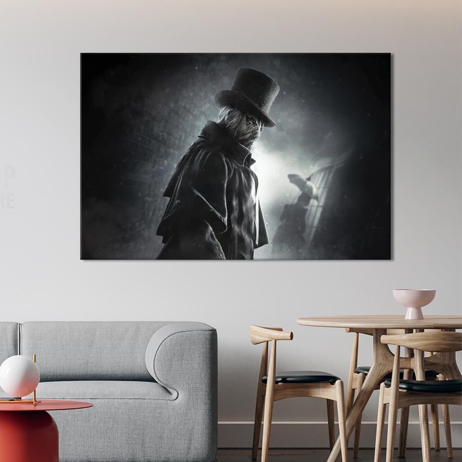 Картина на холсте Джек Потрошитель в Assassin's Creed: Syndicate 122x81 см (1435-1)