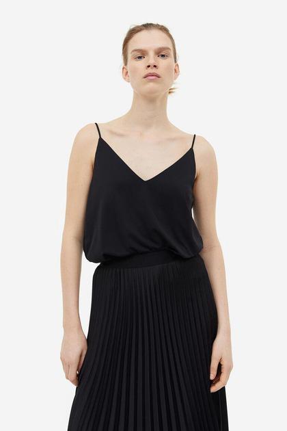 Топ женский H&M 1130072П S Черный Топ женский H&M 1130072П S Черный