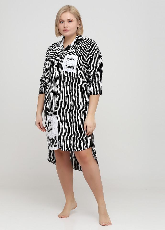 Халат Imajinal 42 Черный/Белый (81493)