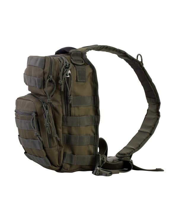 Рюкзак однолямковий Kombat UK Mini Molle Recon Shoulder Bag (kb-mmrsb-olgr yavs L) - фото 3