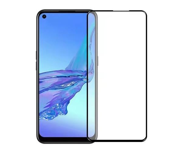 Закаленное защитное стекло Full Screen Tempered Glass для Oppo A54, Black