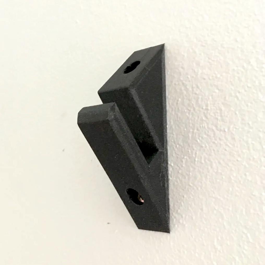 Тримачі для скейтборду настінні пластик 2 шт. Чорний