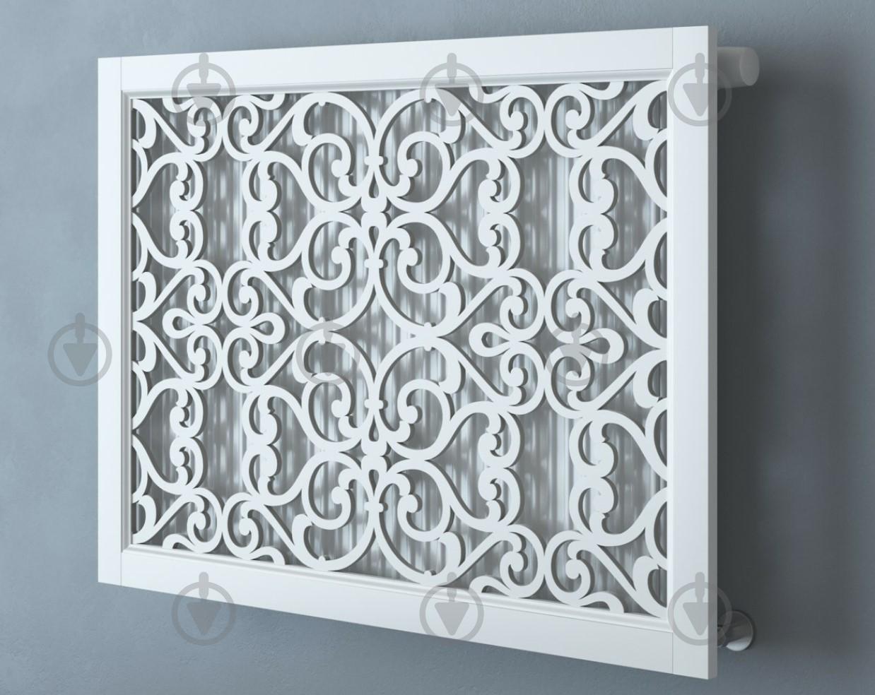 Экран-решетка декоративная на батарею отопления R54-F70 Белый (26059173)