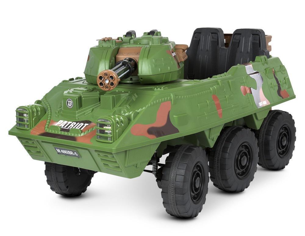 Детский электромобиль Bambi M 4862BR танк 140W Зеленый