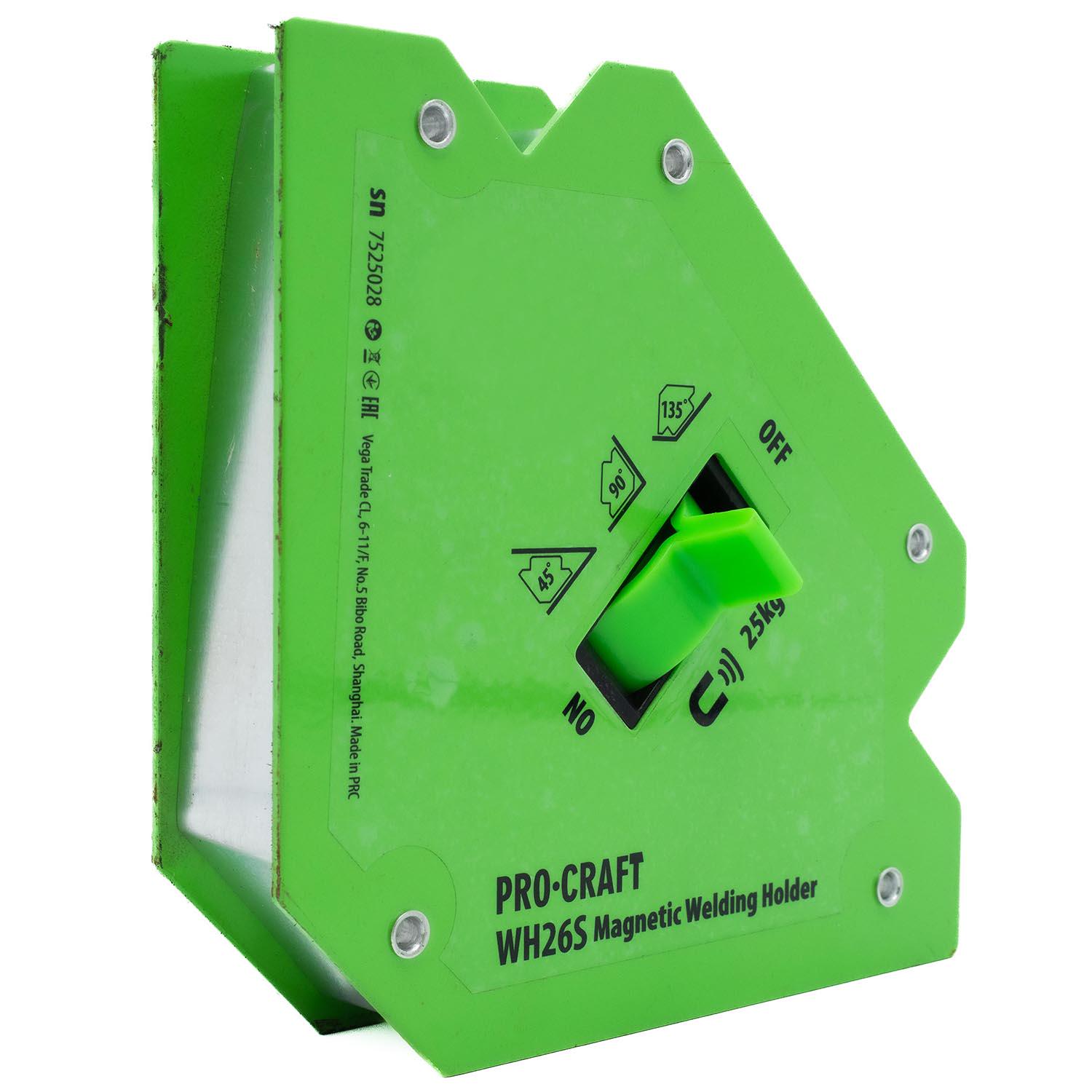 Угольник для сварки Procraft WH26S магнитный (900026)