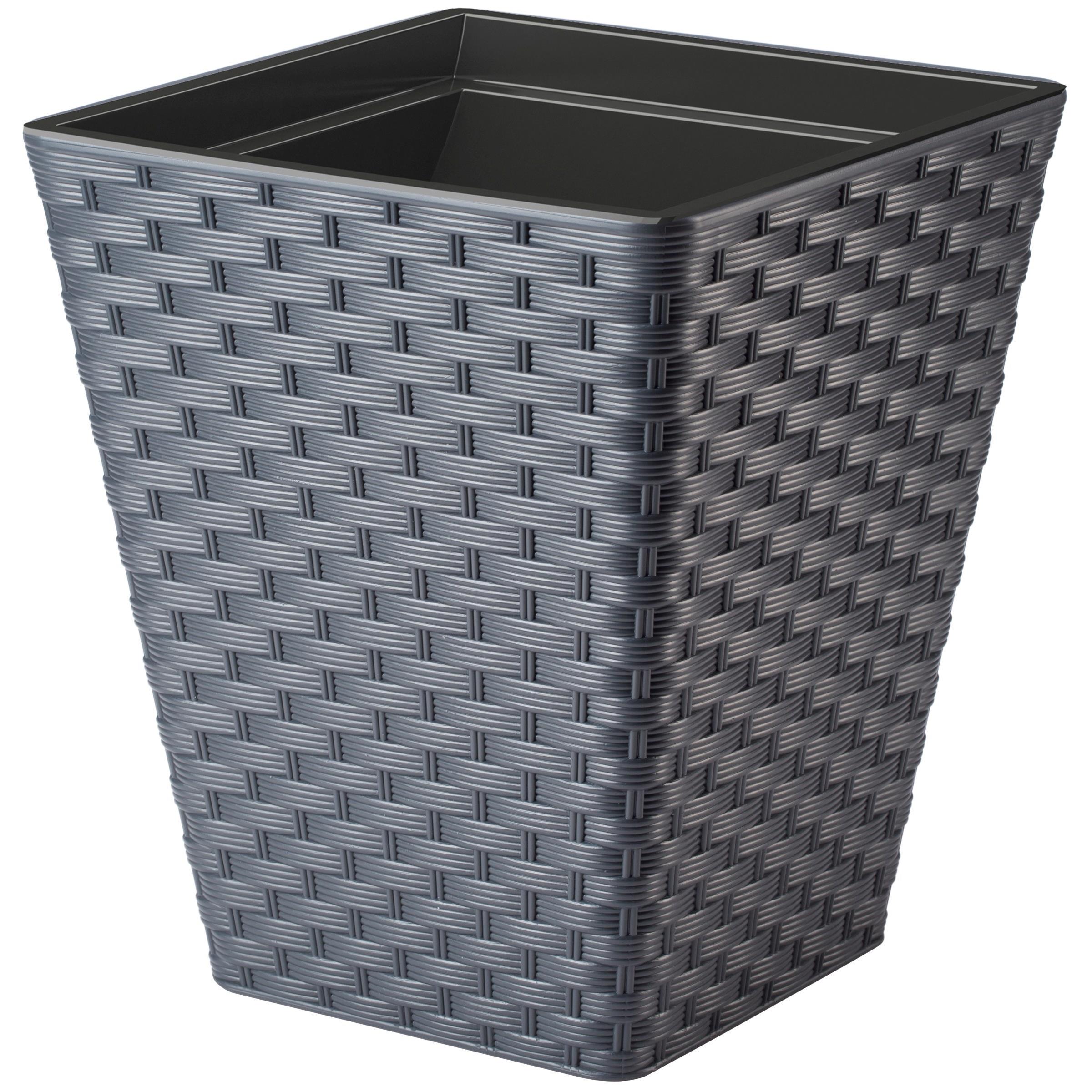 Горшок для цветов Rattana kwadro-40 Антрацит (3880-014)