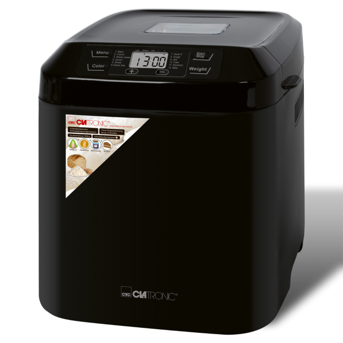 Хлебопечка Clatronic BBA 3774 550 Вт - фото 6 Хлебопечка Clatronic BBA 3774 550 Вт - фото 6