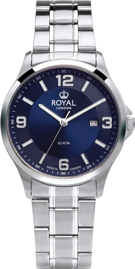Наручные мужские часы Royal London 41518-02 со стальным корпусом WR 100 м Синий (3145756548) Наручные мужские часы Royal London 41518-02 со стальным корпусом WR 100 м Синий (3145756548)