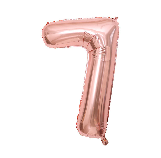 Кулька надувна у формі цифри 7 7982 40х98 см Рожевий (4399290) - фото 1 Кулька надувна у формі цифри 7 7982 40х98 см Рожевий (4399290) - фото 1