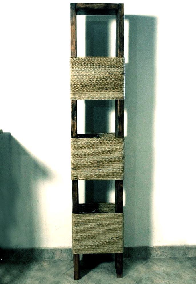 Светильник напольный из дерева Тексара Мокко (НПС-000110)