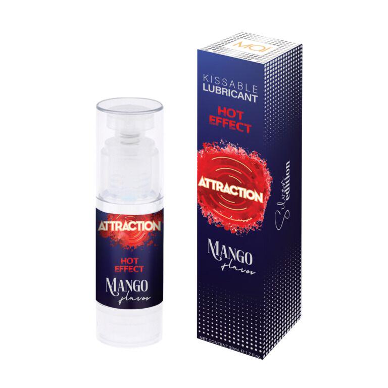 Смазка для орального секса MAI Attraction Heat Mango с согревающим эффектом 50 мл - фото 5