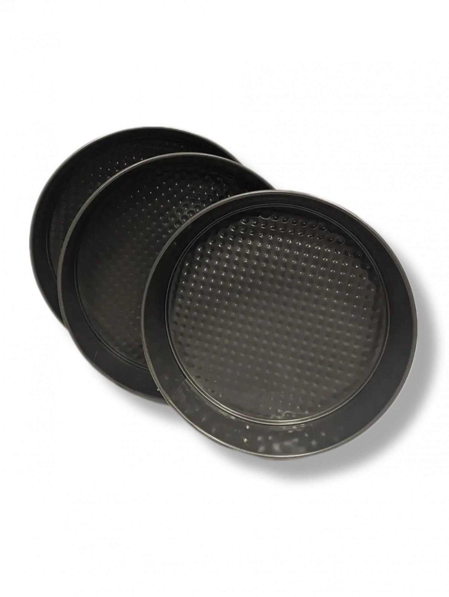 Набор разборных форм для выпечки Unique UN-1702 3 шт. Черный (UN1702) - фото 2 Набор разборных форм для выпечки Unique UN-1702 3 шт. Черный (UN1702) - фото 2