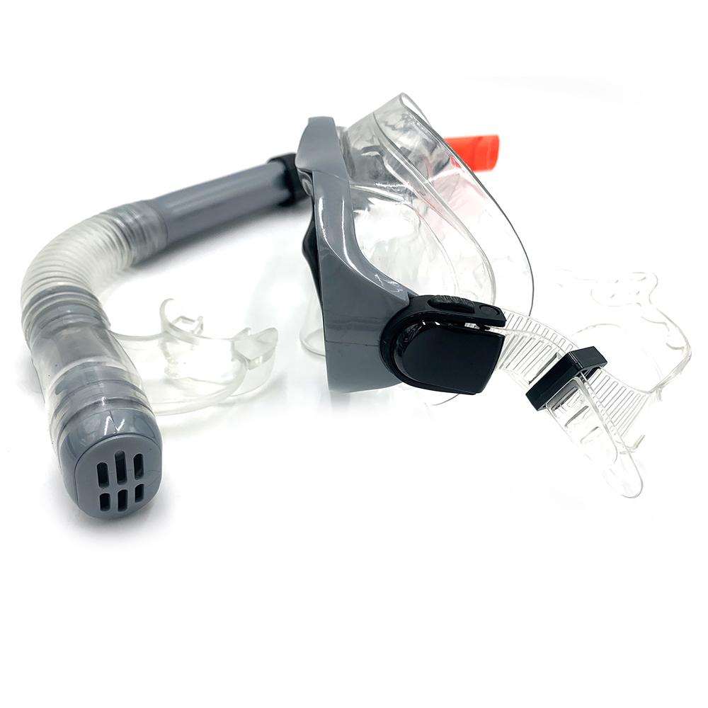 Набір для плавання Newt DLV маска і трубка Сірий (NE-SW-95-GR) - фото 3 Набір для плавання Newt DLV маска і трубка Сірий (NE-SW-95-GR) - фото 3