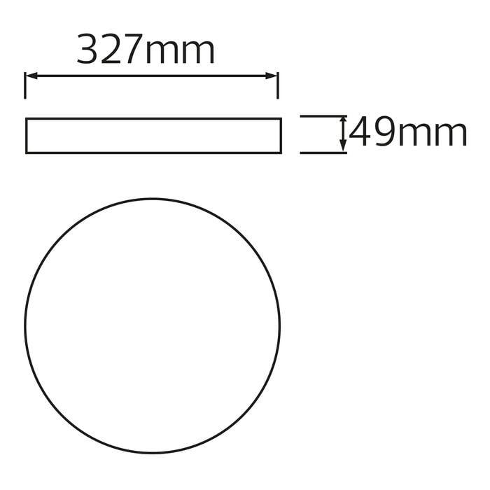 Світильник світлодіодний накладний Led Horoz Electric ANDREA-30 30 W 6400 K Білий - фото 4