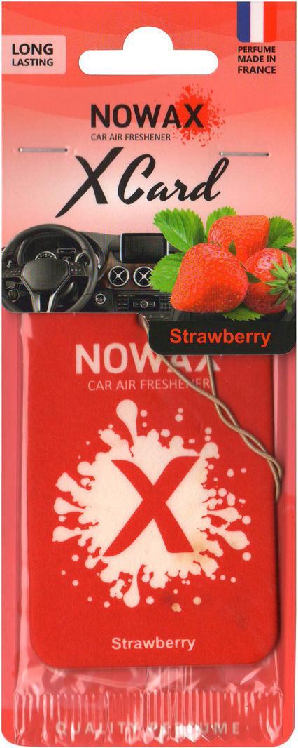 Ароматизатор для авто Nowax X D Strawbarry на зеркало (NX07538)