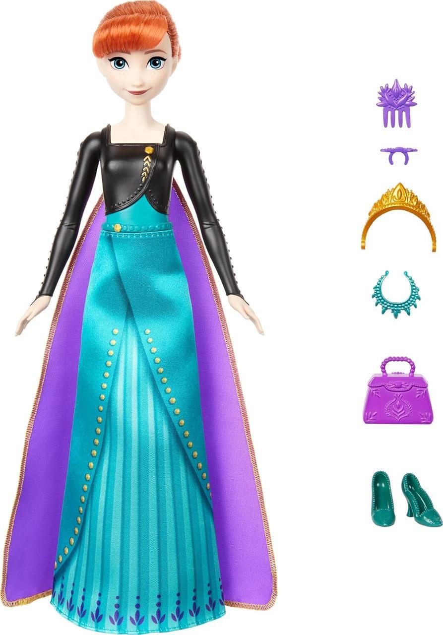 Кукла Mattel Disney Frozen Spin & Reveal Anna с аксессуарами (HXD27)