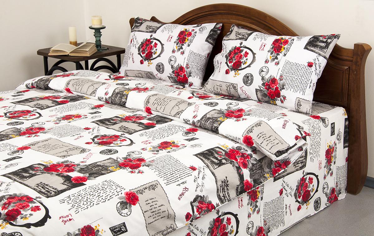 Комплект постельного белья семейное Lotus Ranforce Love Letter Красный (200002934) Комплект постельного белья семейное Lotus Ranforce Love Letter Красный (200002934)